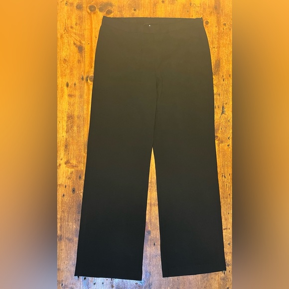 J. Hill Black Side Zip Trousers Size 16 Tall - Picture 3 of 10